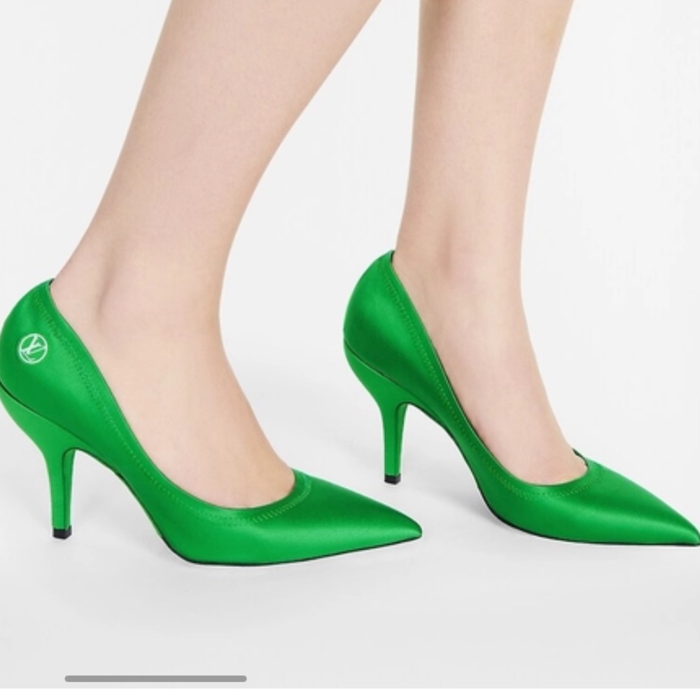 Louis Vuitton Archlight Green Pump BNIB sz 37 Authentic - Picture 8 of 8